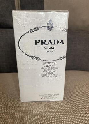 Prada infusion dhomme prada milano лосьйон після гоління 100 мл, оригінал1 фото