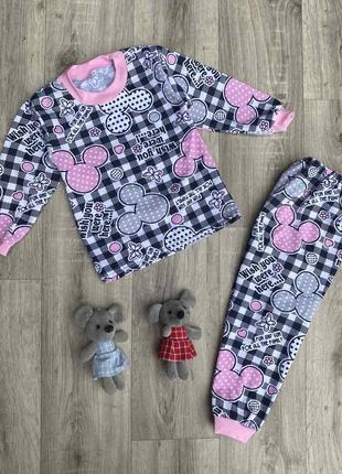 Тепленькая пижамка минные 🥰80-122