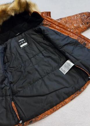 Зимняя светоотражающая куртка reima sprig, размер 1166 фото