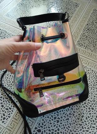 Новый женский рюкзак-сумка хамелеон8 фото