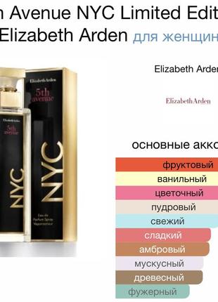 Elizabeth arden 5th avenue nyc limited edition, edp, 1 ml, оригинал 100%!!! делюсь!6 фото