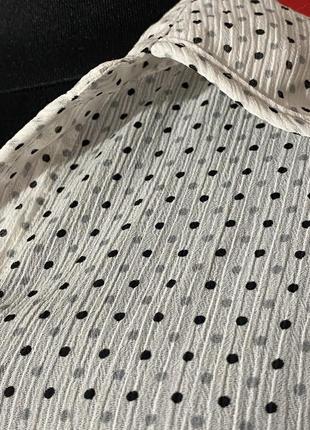 Легкая белая рубашка от итальянского бренда с коротким рукавом amaranto, размер м/л6 фото