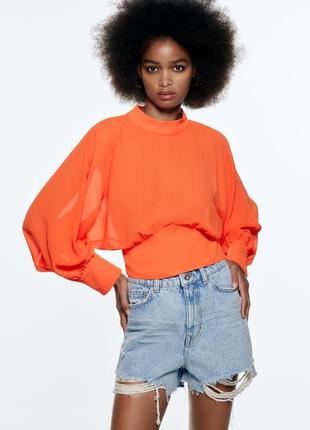 Крутая блузка zara