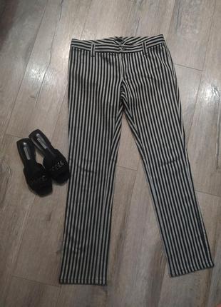 Armani exchange, женские джинсы в черную и серую полоску, размер 40(м)1 фото