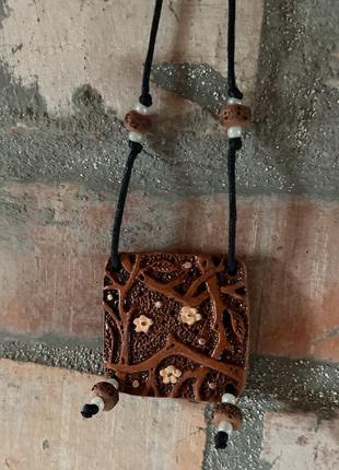 Керамическая подвеска ручной работы2 фото