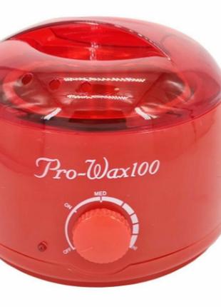 Pro wax gf-100 баночний воскоплав (набір) червоний