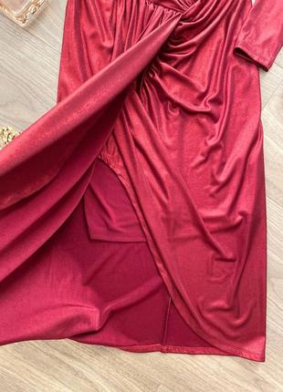 🌺 красное платье guess marciano5 фото