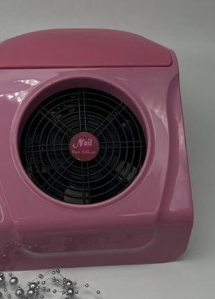 Вытяжка маникюрная розовая (пылесос для маникюра)1 фото