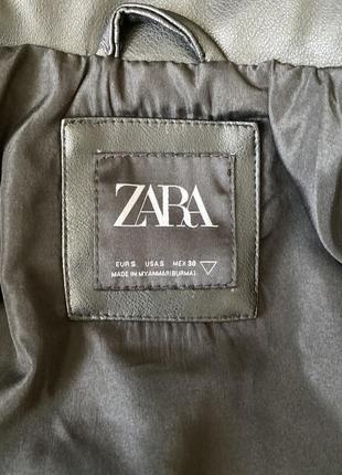 Косуха удлиненная zara размер с экокожа6 фото