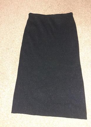 Нарядная юбка  резинка с люрексом  s-m1 фото