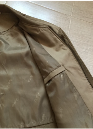 Крутая, комбинированная куртка бомбер, под замшу, шведского бренда dustin. 2xl7 фото