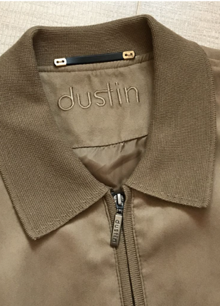 Крутая, комбинированная куртка бомбер, под замшу, шведского бренда dustin. 2xl2 фото