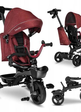 Велосипед трехколесный lionelo kori red burgundy