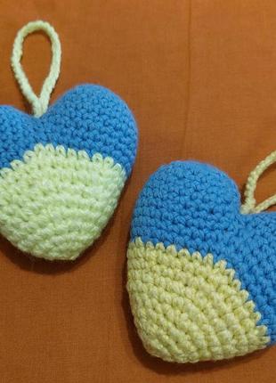 Брелок "з україною в серці" hand made