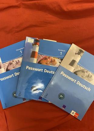 Учебник passwort deutsch 1 тетрадь+книга+зошит-слойник+2cd