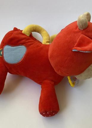 Большая игрушка бурёнка погремушка грызунок шелестит