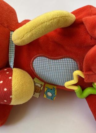 Большая игрушка бурёнка погремушка грызунок шелестит