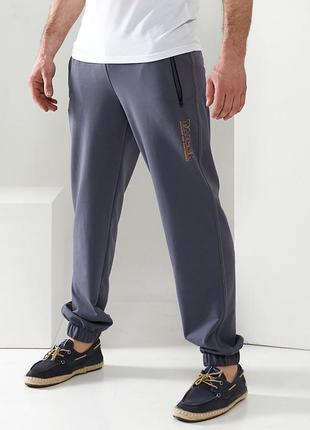 Мужские спортивные штаны с манжетами из трикотажа tailer