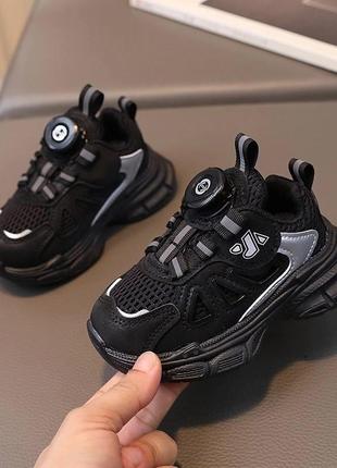 Дитячі чорні трендові модні кросівки 2023