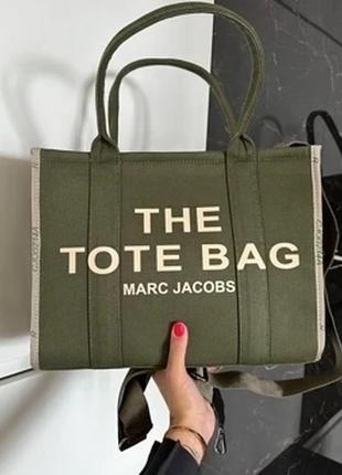 Женская сумка marc jacobs tote bag textile, брендовая сумка, shoper, shopper, шоппер, шопер, марк джейкобс