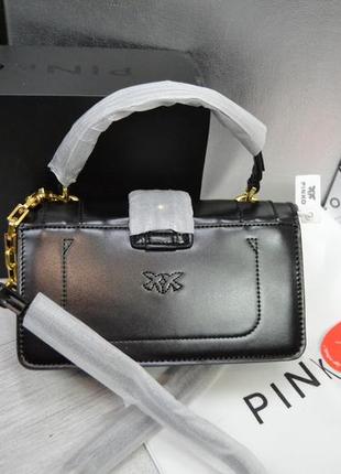 Женская сумка pinko love bag пинко черная mini, брендовая сумка, брендовые сумки pinko, клатч, модні сумки3 фото