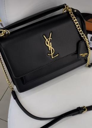 Жіноча шкіряна сумка yves saint laurent ів сен лоран, крос-боді, сумка на плече, сумка під крокодила