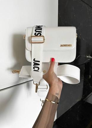 Женская брендовая сумка jacquemus кросс боди, женские сумки, стильные сумки, cross body1 фото
