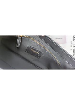 Женская кожаная сумка yves saint laurent ив сент лоран, сумки кожаные, сумка с одной ручкой10 фото