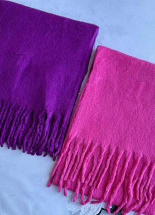Женский шарф лама в расцветках, палантин, платок, модный шарф, шарф из ламы, шерстяной шарф7 фото