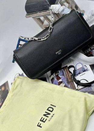 Женская сумка fendi, сумка фенди, клатч, сумка кросс боди, сумка на плечо, брендовая сумка