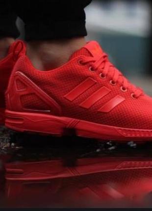 Кроссовки  adidas zx flux triple red october all sz 8-13 multicolor s783448 фото