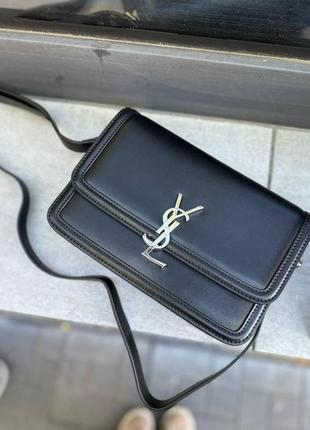 Женская кожаная сумка yves saint laurent, кросс боди, cross body, брендовая сумка, сумка на плечо, лоран2 фото