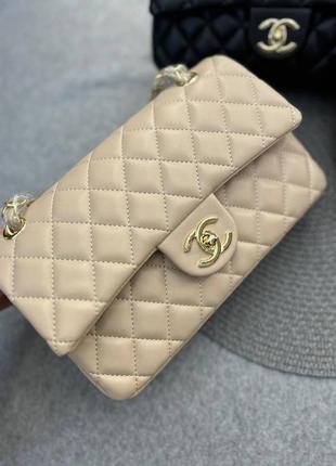 Женская кожаная сумка chanel 2.55, сумка шанель классика,стеганая шанель, брендовая сумка, клатч chanel