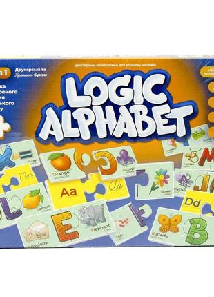 Пазли-асоціації, що розвивають "logic alphabet" англ/укр (12), шт