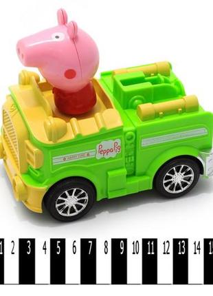 Машина  інерц. з героєм мультф. "поросятко" xz-373a р.15х9,5х13 см., шт