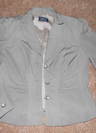 Дизайнерський діловий костюм двійка піджак + спідниця jean paul gautier розмір 382 фото