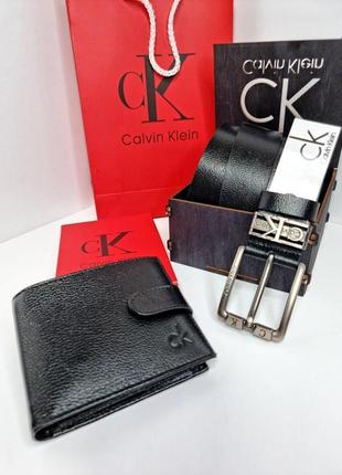 Шкіряний ремінь calvin klein кельвін кляйн 4 см, ремені з логотипом, брендові ремені, ремінь чоловічий3 фото