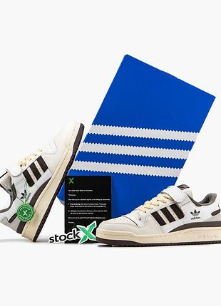 Мужские кроссовки adidas forum 84 low green