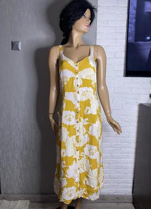 Сукня на ґудзиках плаття сарафан fat face , xl