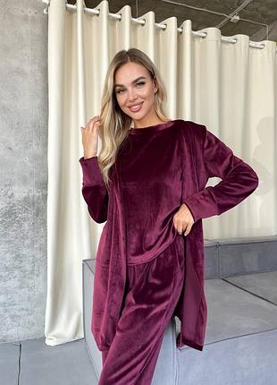 Женский домашний комплект 3в1 пижама2 фото