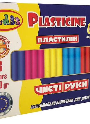 Пластилін "class" "чисті руки maxi" 8кол.*20гр, eco, 7644с, шт