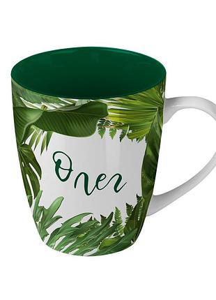 Кружка "flora" с именем "олег"