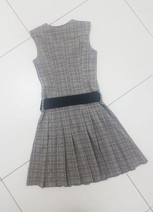 Платье сарафан с юбкой плиссе, размер s-м, 44-462 фото