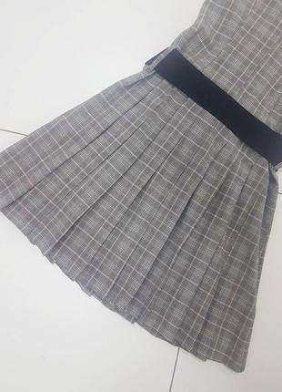 Платье сарафан с юбкой плиссе, размер s-м, 44-467 фото