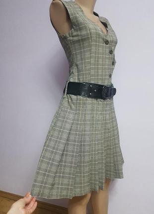 Платье сарафан с юбкой плиссе, размер s-м, 44-469 фото