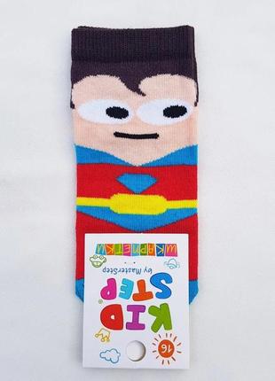 Носки для мальчика "супермен", размер 14 / 1-2 года