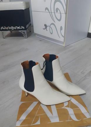 Zara ботильоны, ботиночки zara