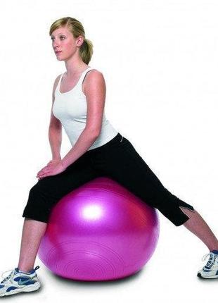 Фітбол 65 см, надувний м'яч для фітнесу gymball7 фото