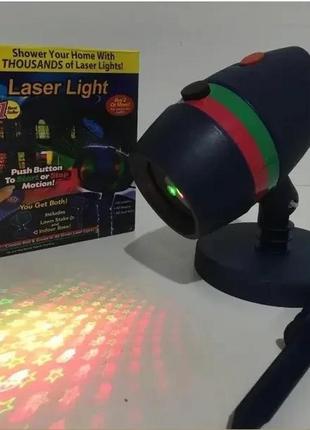 Уличный диско laser star shower laser light + cassete 8003