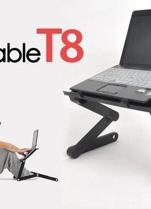 Столик трансформер для ноутбука laptop table t84 фото
